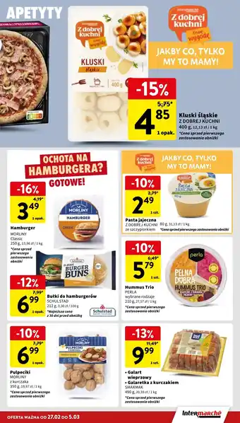 Intermarche Kluski śląśkie Z Dobrej Kuchni oferta