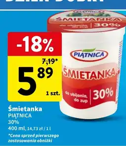 Intermarche Śmietanka 30% Piątnica oferta