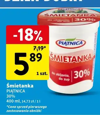 Intermarche Śmietanka 30% Piątnica oferta