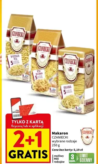 Intermarche Makaron 5-jajeczny ryż Czaniecki oferta