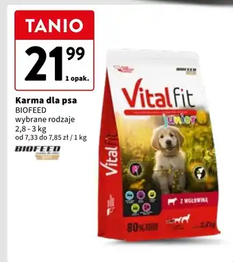 Intermarche Karma dla psa z wołowiną Biofeed Vitalfit oferta