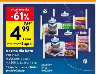 Intermarche Karma wołowina z królikiem i indykiem Prevital oferta