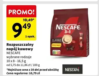 Intermarche Kawa Nescafe 3In1 Classic oferta