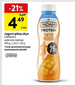 Intermarche Jogurt skyr mango Lindahls Protein oferta