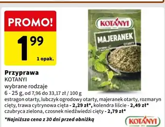 Intermarche Czosnek niedźwiedzi cięty Kotanyi oferta