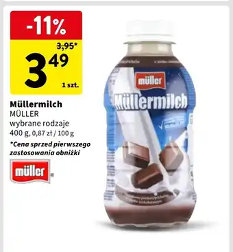 Intermarche Napój mleczny czekoladowy Mullermilch oferta