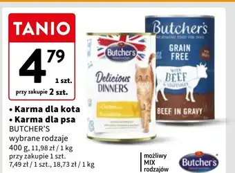 Intermarche Karma dla psa wołowina Butcher's Grain Free oferta