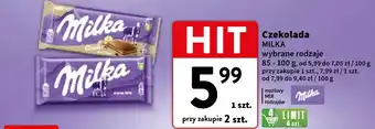 Intermarche Czekolada creme hazelnut Milka oferta