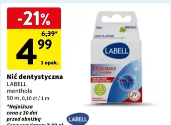 Intermarche Nić dentystyczna 50 m Labell oferta