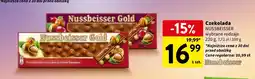 Intermarche Czekolada mleczna z całymi orzechami laskowymi Alpen Gold Nussbeisser oferta