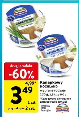 Intermarche Serek ze szczypiorkiem Hochland Kanapkowy oferta