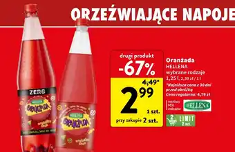 Intermarche Oranżada czerwona zero Hellena oferta