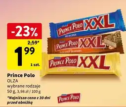 Intermarche Wafelek solony karmel Prince Polo Xxl oferta