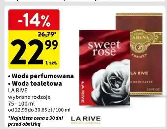 Intermarche Woda toaletowa La Rive Cabana oferta