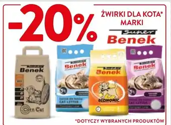 Intermarche Żwirek kukurydziany Benek oferta