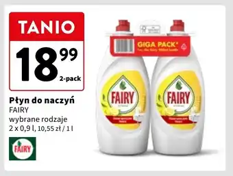 Intermarche Płyn do mycia naczyń lemon Fairy oferta