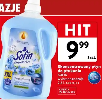 Intermarche Płyn do płukania fresh morning Sofin Complete Care oferta