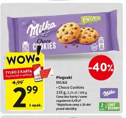 Intermarche Ciastka z kawałkami czekolady Pieguski oferta