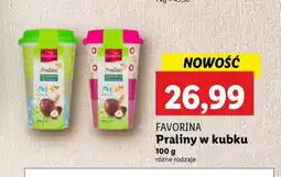 Lidl Praliny w kubku mleczne Favorina oferta