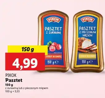 Lidl Pasztet z żurawiną Pikok oferta