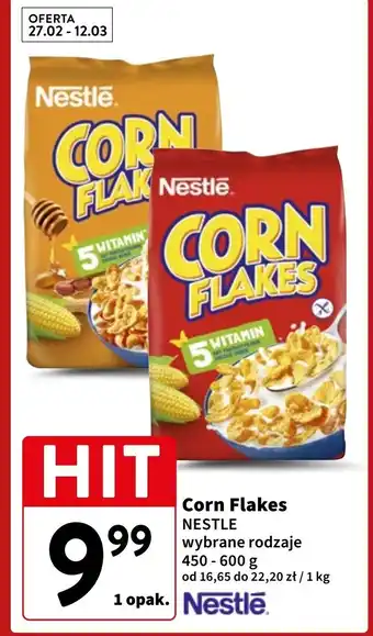 Intermarche Płatki śniadaniowe Nestle corn flakes Corn flakes (nestle) oferta