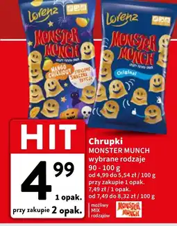 Intermarche Chrupki Lorenz monster munch oferta