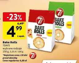 Intermarche Bake rolls garlic 7 days bake rolls oferta