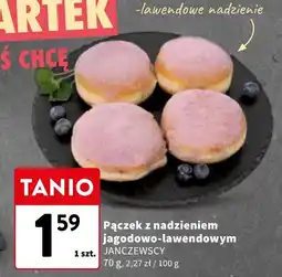 Intermarche Pączek z pudrem z nadzieniem jagoda lawenda Janczewscy oferta