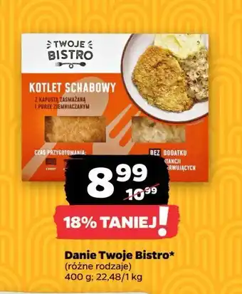 Netto Kotlet schabowy z kapustą zasmażaną i puree ziemniaczanymi TWOJE BISTRO oferta