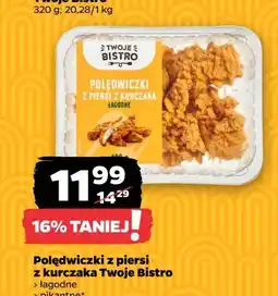 Netto Polędwiczki z piersi kurczaka pikantne TWOJE BISTRO oferta