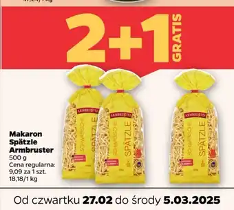 Netto Makaron kluski lane SCHWEBISCHE SPATZLE oferta