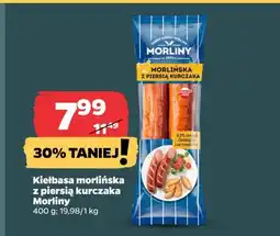 Netto Kiełbasa morlińska z piersi kurczaka Morliny oferta