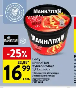 Intermarche Lody strawberry & vanilla Nestle manhattan Manhattan (nestle) oferta