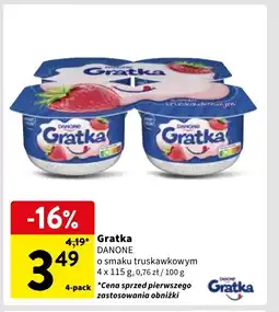 Intermarche Jogurt truskawka Danone gratka oferta