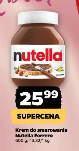 Netto Krem czekoladowo-orzechowy Nutella oferta