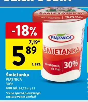 Intermarche Śmietana 30% Piątnica oferta