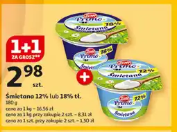 Auchan Śmietana 12 % Zott primo oferta