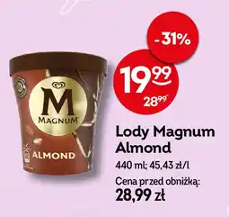 Żabka Lody almond Algida magnum oferta