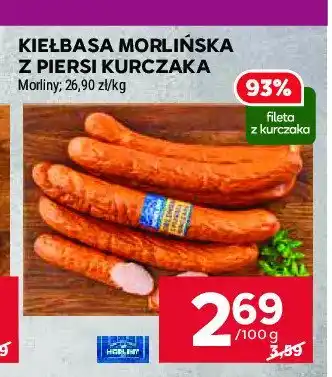 Stokrotka Kiełbasa morlińska z piersi kurczaka Morliny oferta