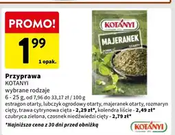 Intermarche Czosnek niedźwiedzi Kotanyi oferta