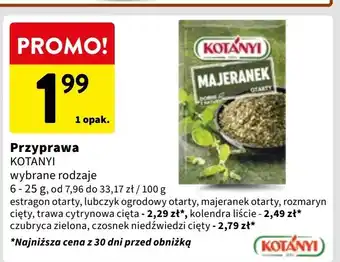 Intermarche Czosnek niedźwiedzi Kotanyi oferta