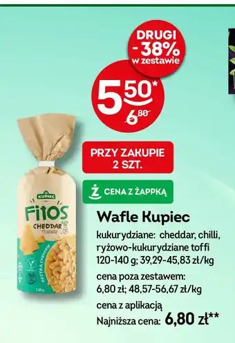 Żabka Wafle kukurydziane toffi oferta