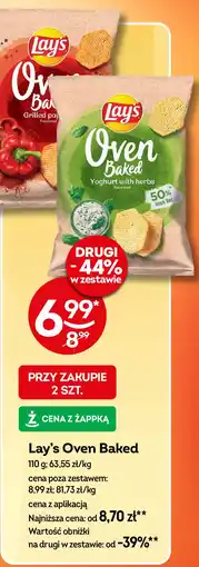 Żabka Chipsy jogurt z ziołami Lay's oven baked (prosto z pieca) Frito lay lay's oferta