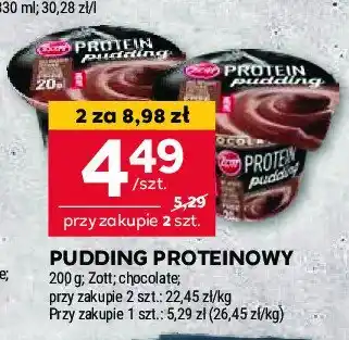 Stokrotka Pudding czekoladowy Zott protein oferta