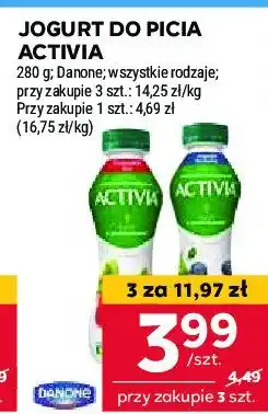 Stokrotka Jogurt jagoda-borówka amerykańska Danone activia oferta