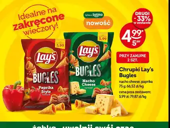 Żabka Chipsy papryka Lay's bugles oferta