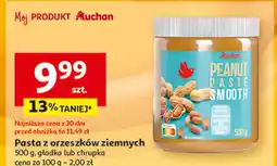 Auchan Pasta orzechowa crunchy Auchan oferta