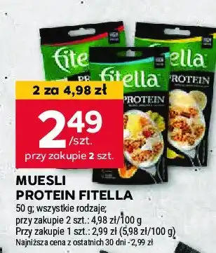 Stokrotka Musli proteinowe banan Fitella musli oferta