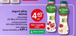 Żabka Jogurt bez cukru truskawka-banan Danone activia oferta