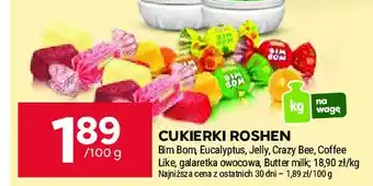 Stokrotka Karmelki mleczne Roshen butter milk oferta